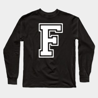 Letter F Long Sleeve T-Shirt